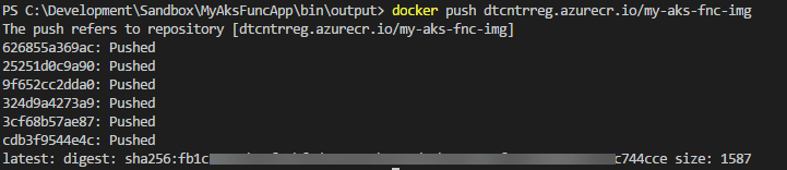 Docker ACR Push
