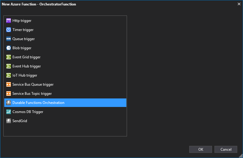 New Azure Durable Function